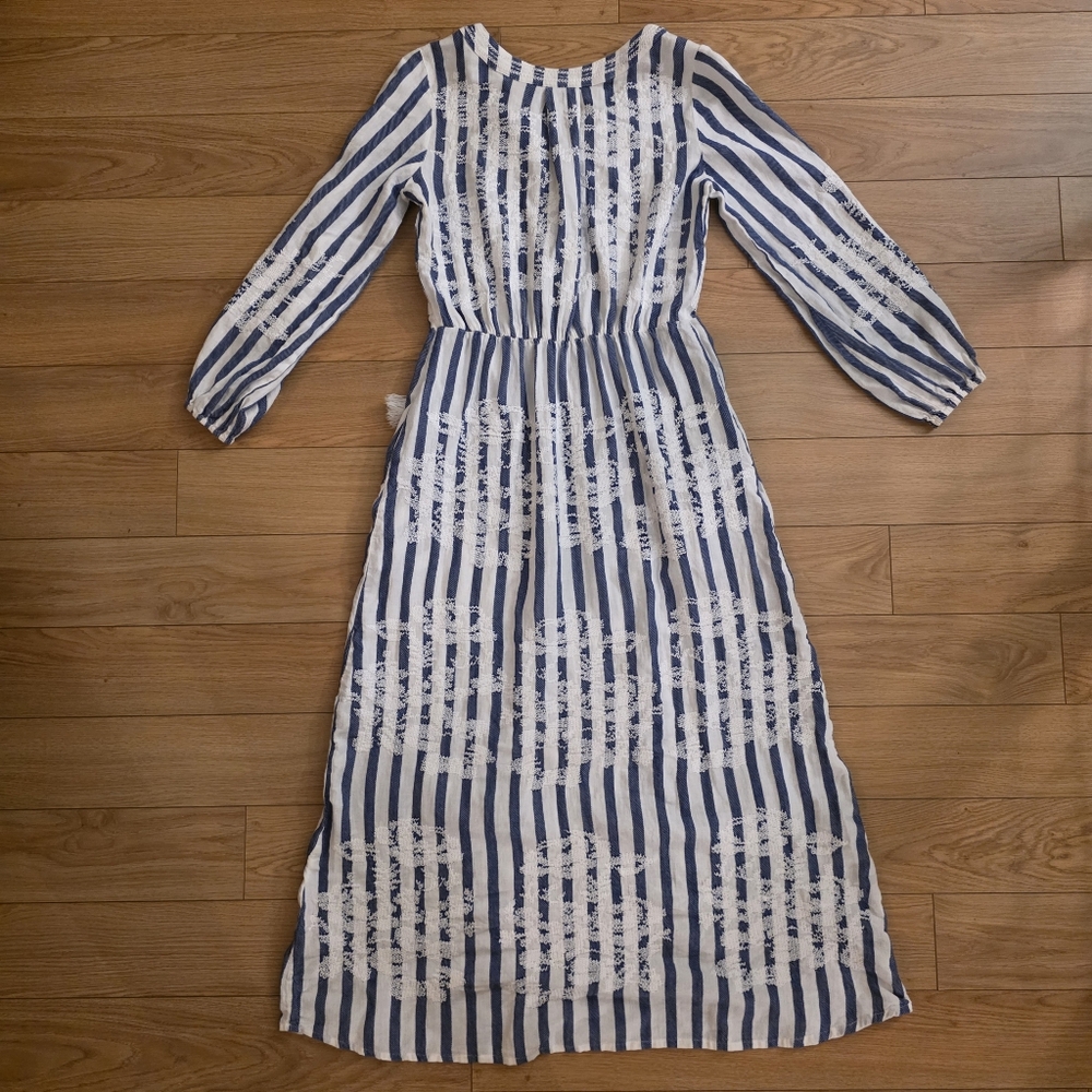Nimo With Love Long Sleeve Cotton Maxi Dress- S - Picture 11 of 14